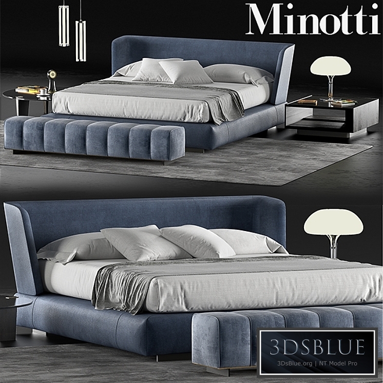 Minotti creed bed