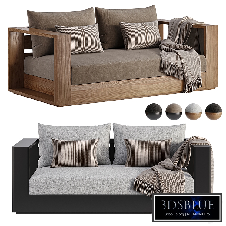 Hayman Teak 2 Seat Sofa