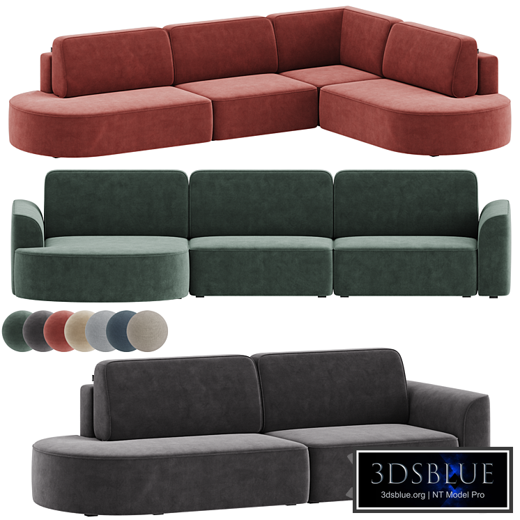 Modular sofa Space-M-1-2-3