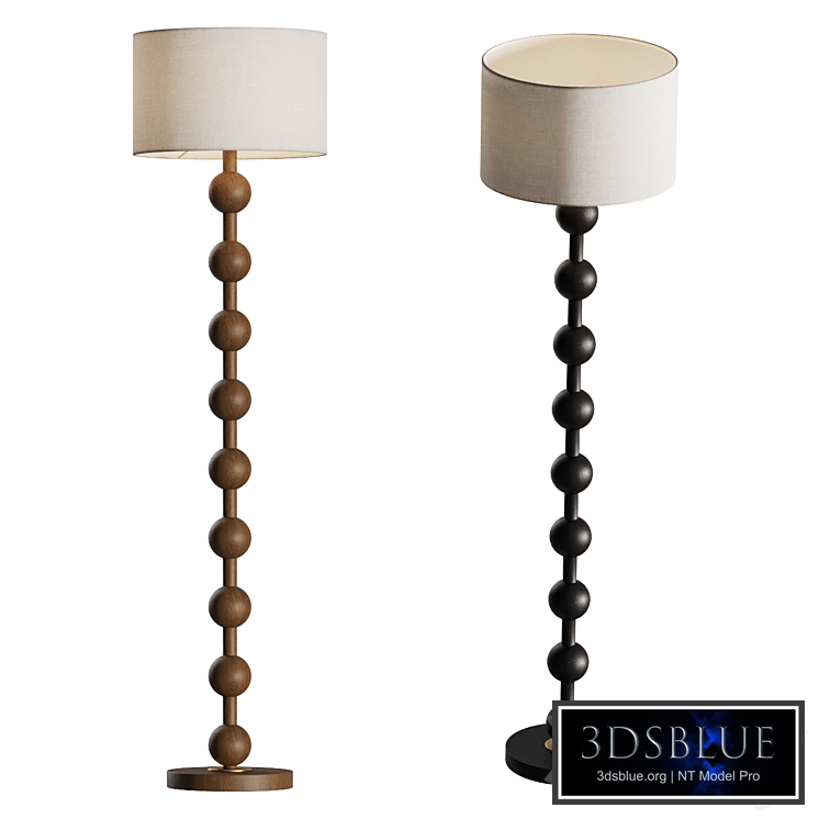 Saline Wooden Accent Floor Lamp