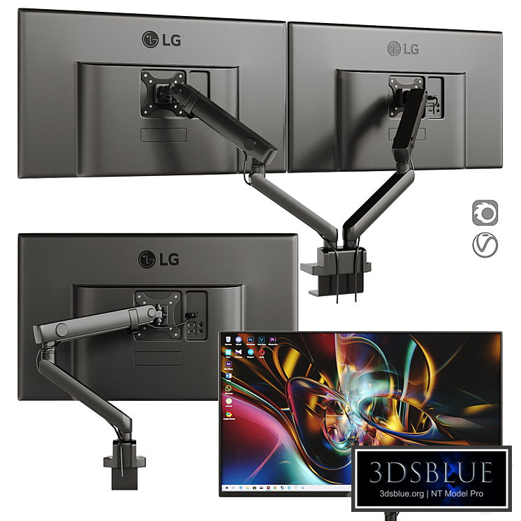 LG Monitors and SilverStone Brackets