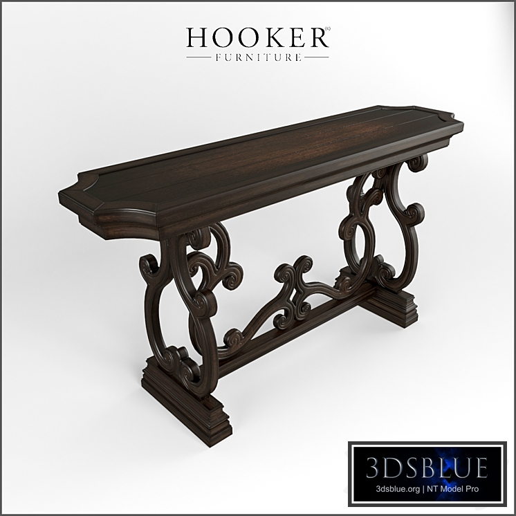 Hooker Furniture. DaValle Scroll Console.