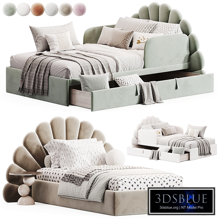 Children's soft bed Shell