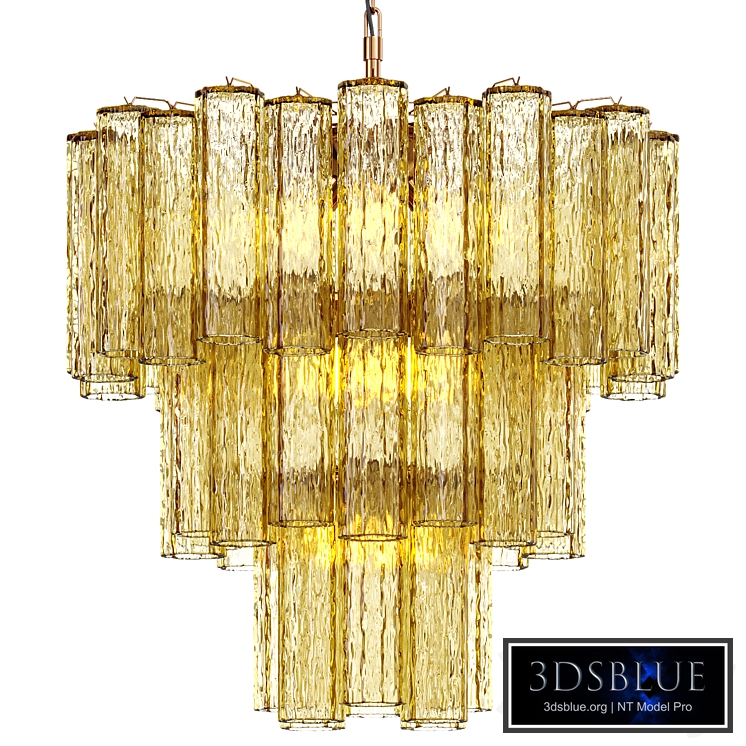 Murano Chandelier 48 Glass Tubes