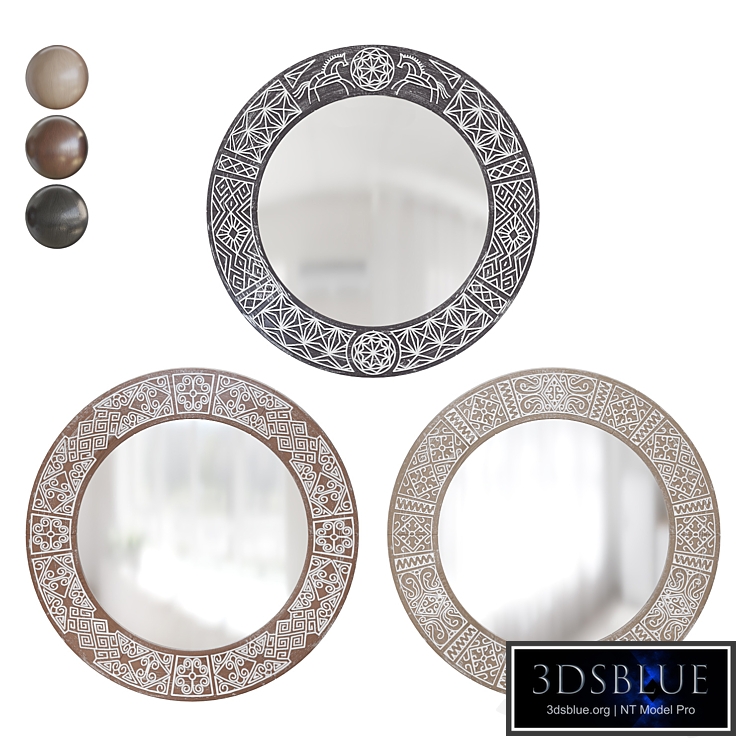 Round mirror Etniq - Ladoga, Balian, Papua