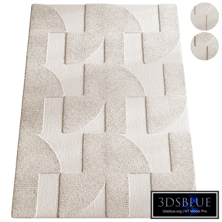 Pure Wool Rug Logan Beige