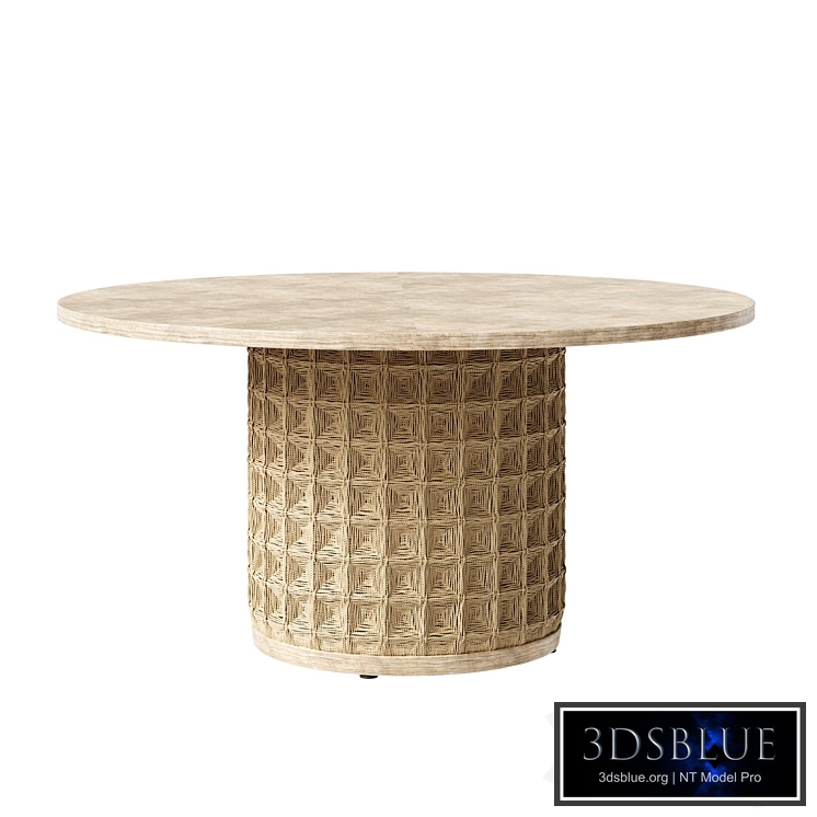 Damien dining table natural palecek