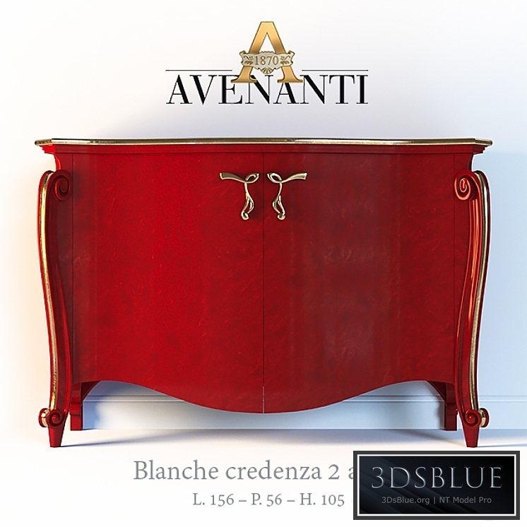 Sideboard Avenanti Blanche credenza 2 ante