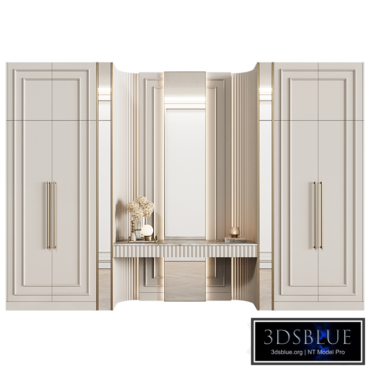 Modular wardrobe in neoclassical style 26