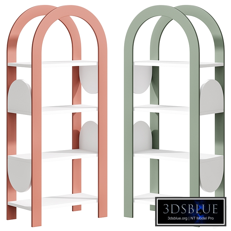 Devi shelving unit with MDF shelves