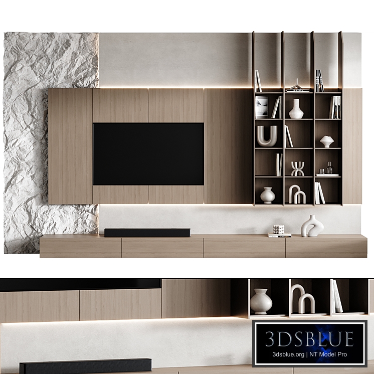 TV Wall set 09