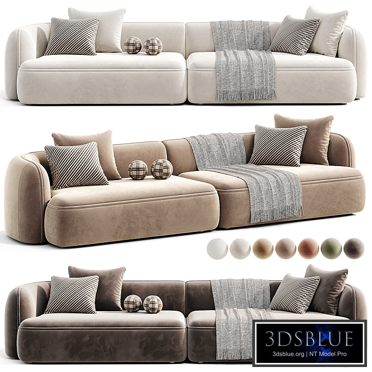ROYALTY sofa 3 by LUZARO