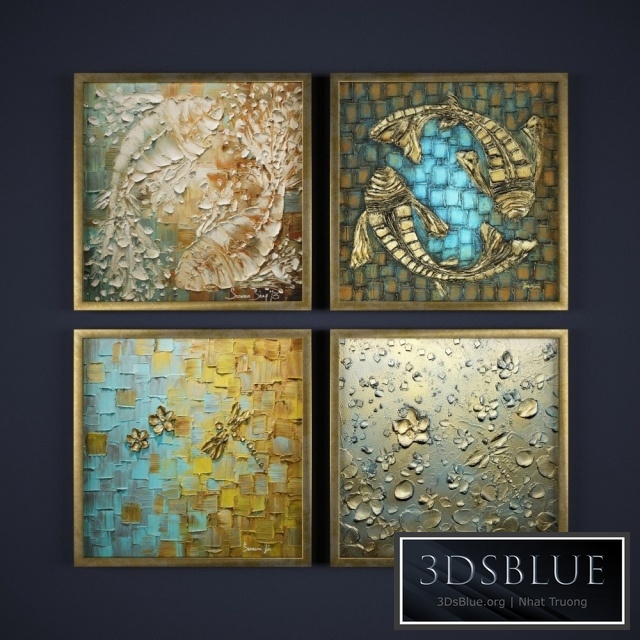 The collection of abstract paintings №8