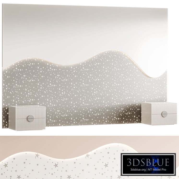 Kids Headboard 3d Wall Panel 01