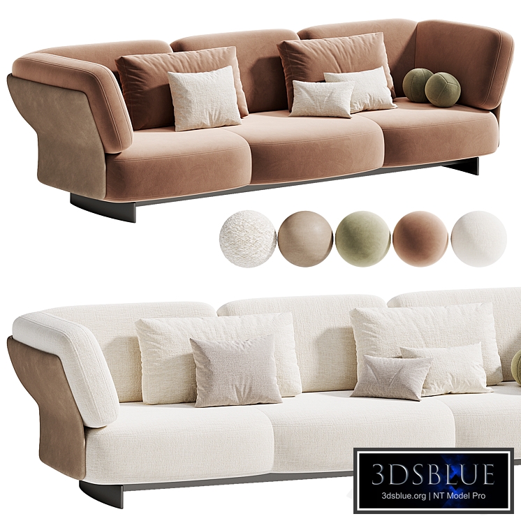 saki sofa by minotti