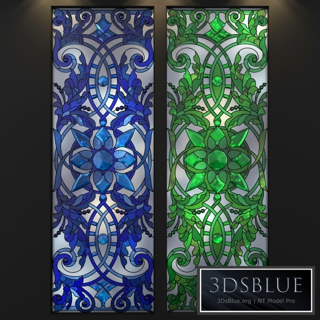 stained-glass window