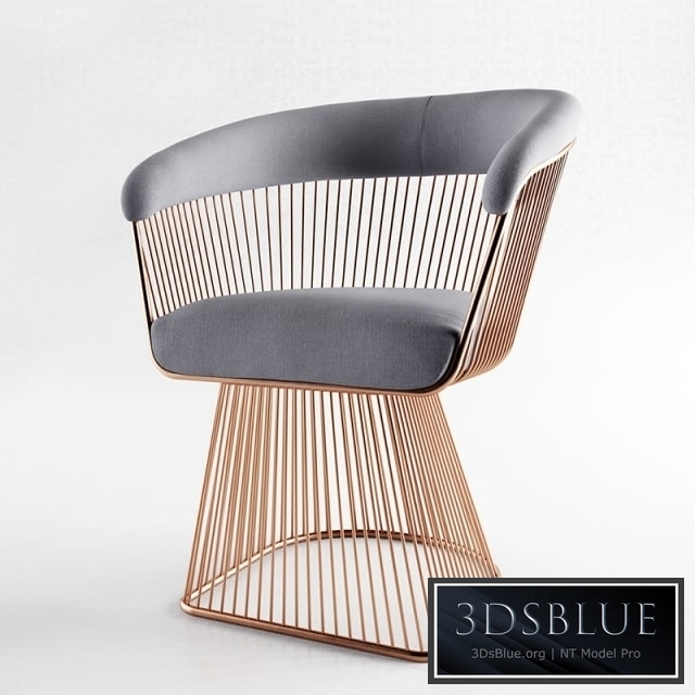 Penda Gold Wire Chair