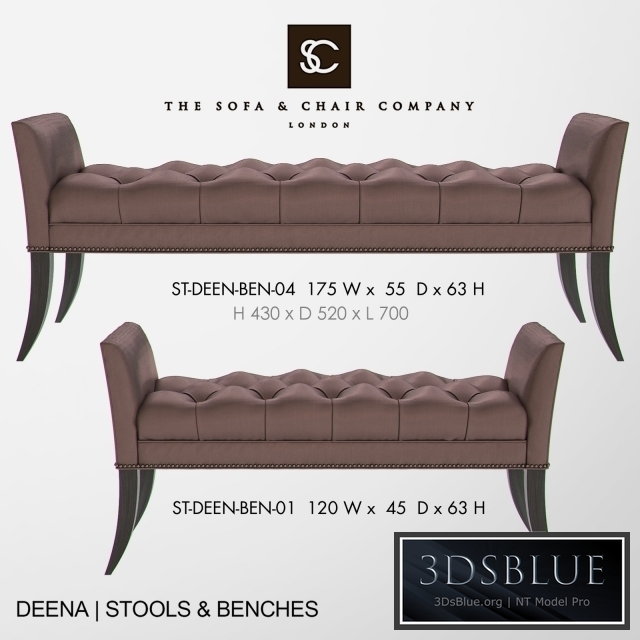 THE SOFA AND CHAIR COMPANY - DEENA Bench