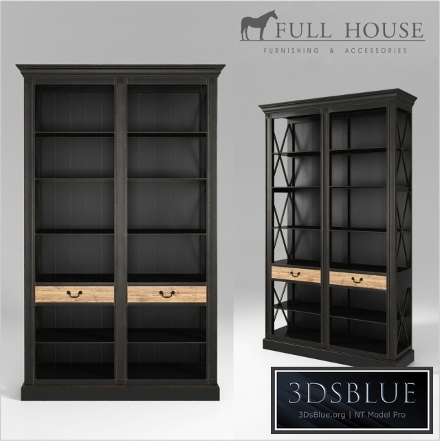 FULL HOUSE. Rack 1BCBG015 black