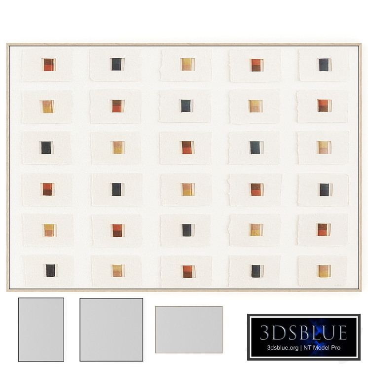 Abstract Painting Frame Set