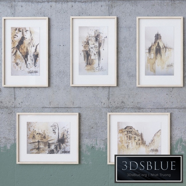 Pictures painted coffee