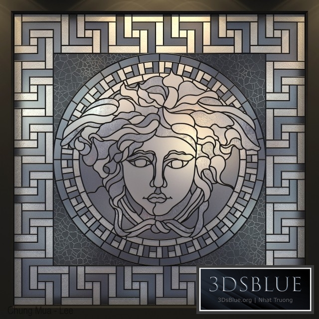 Stained glass VERSACE