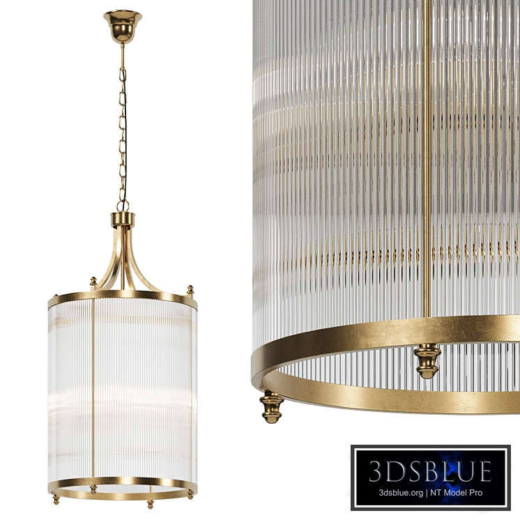 Narrow chandelier Dantone Home William