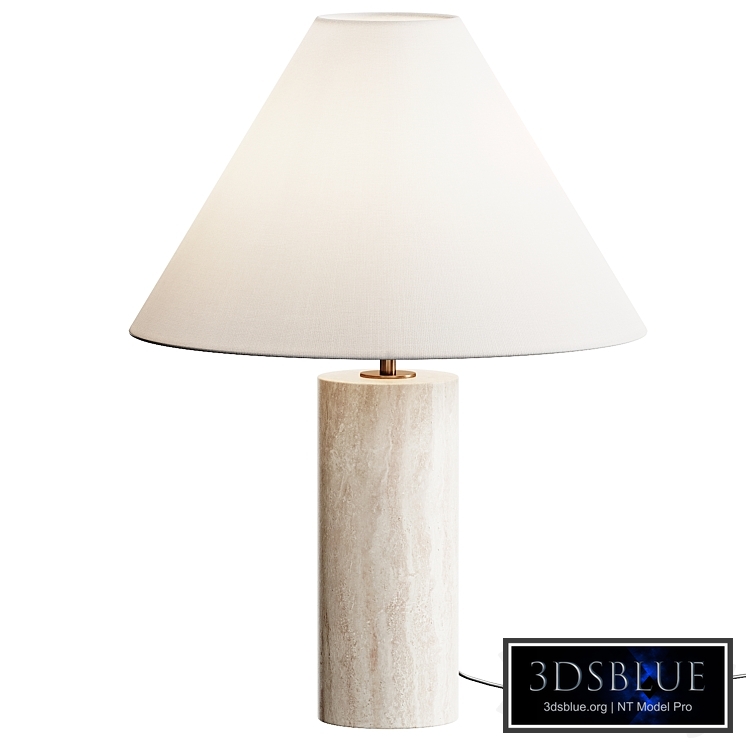 Navagio Travertine Table Lamp