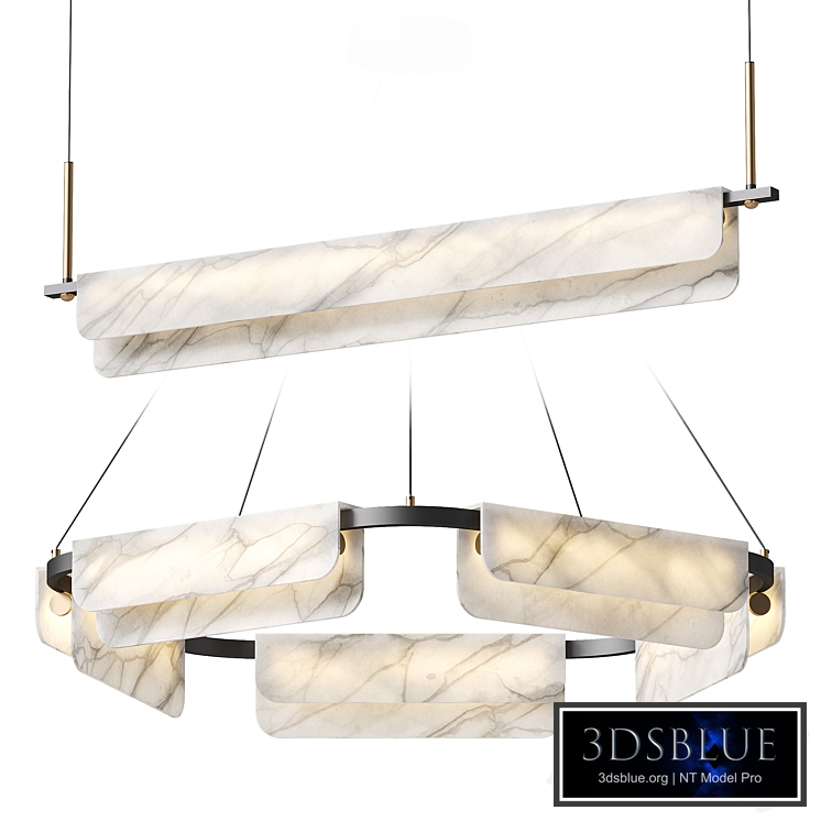 Zazu Alabaster Chandelier