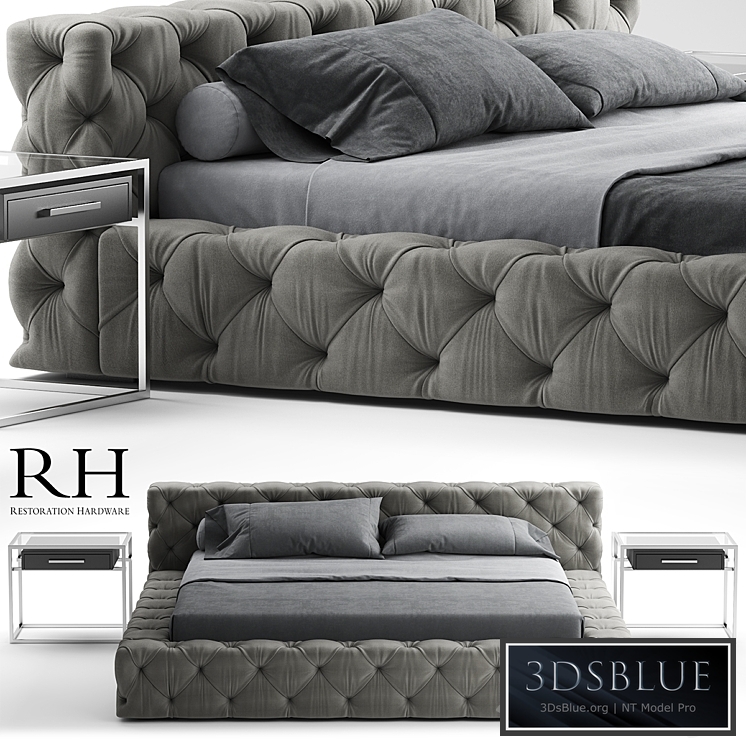Bed rh soho bed