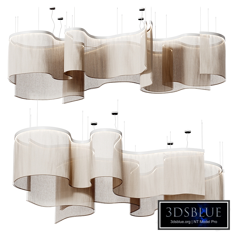 The Excitement Chandelier - Fabric Chandelier