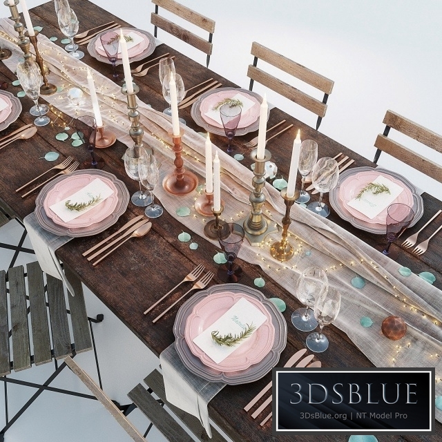 Festive table setting