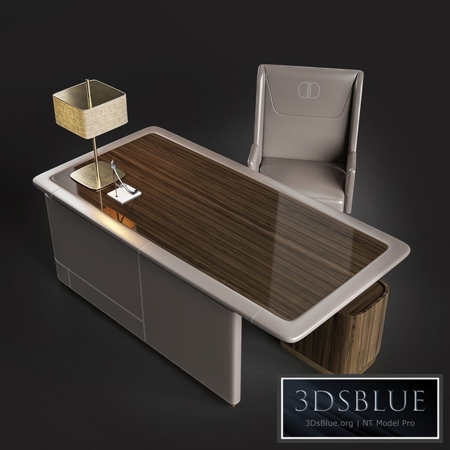 DAYTONA Armchair Bill Poltorna, Desk Monica Scrivania