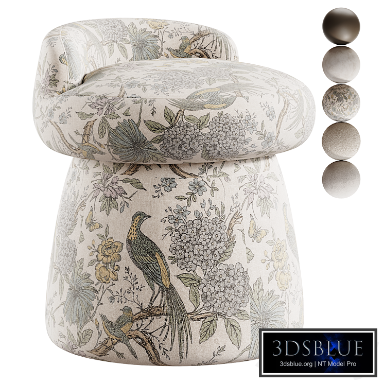 Vela ottoman chair