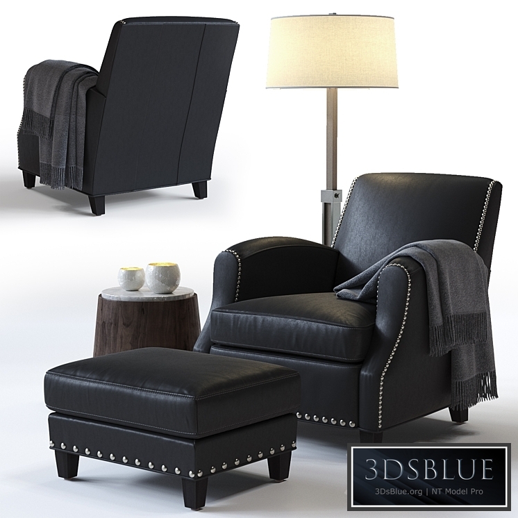 C &amp; B Metropole Leather Chair