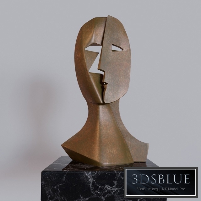PABLO PICASSO BRONZE SCULPTURE MASK