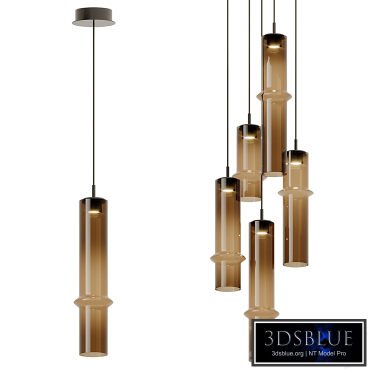 Bamboo Forest Pendant lamp by Brokis
