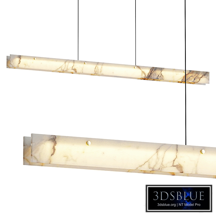 WOMO Linear Alabaster Chandelier WM2833
