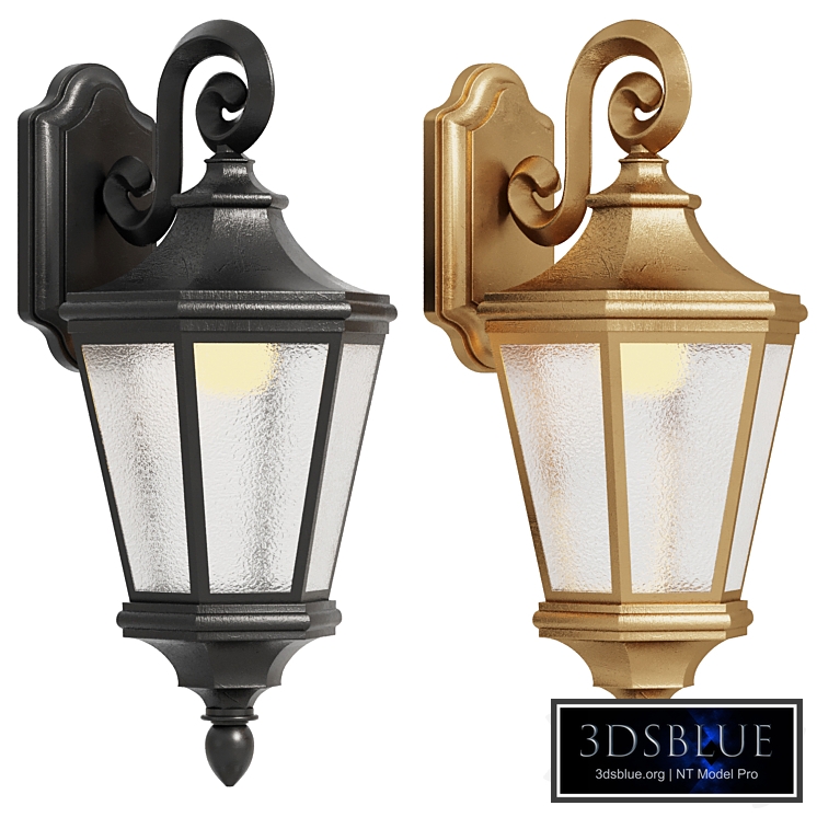 Classic exterior wall light set1
