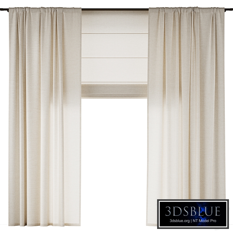 straight linen curtains