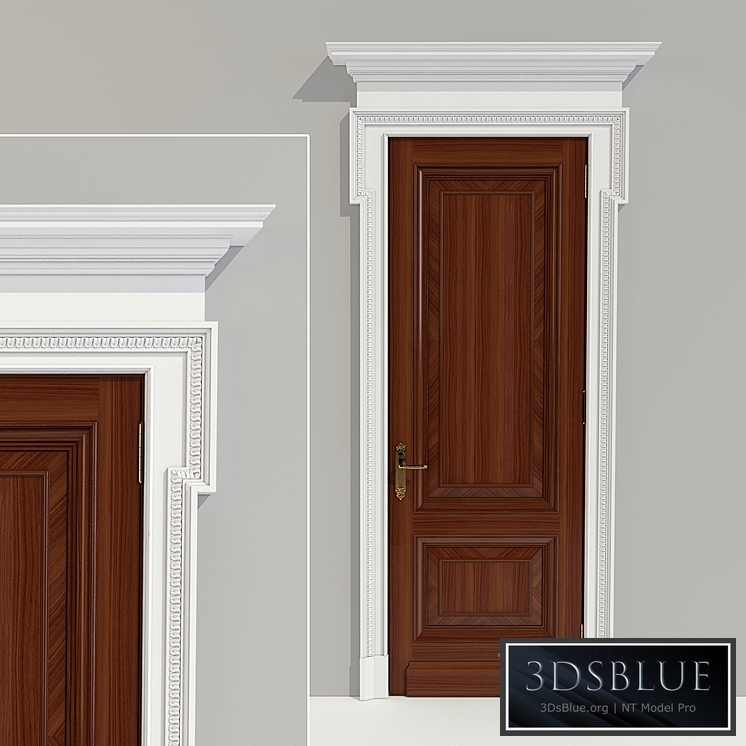 door trim or plaster