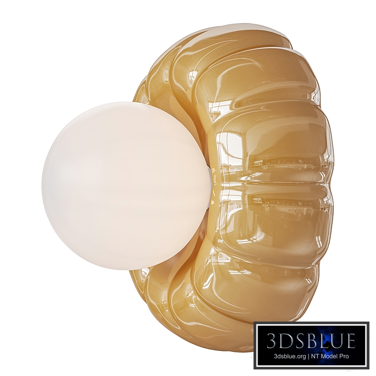 Fluted lamp HOLI by La Redoute