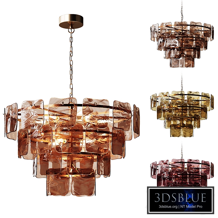 Glazed Tier Chandelier