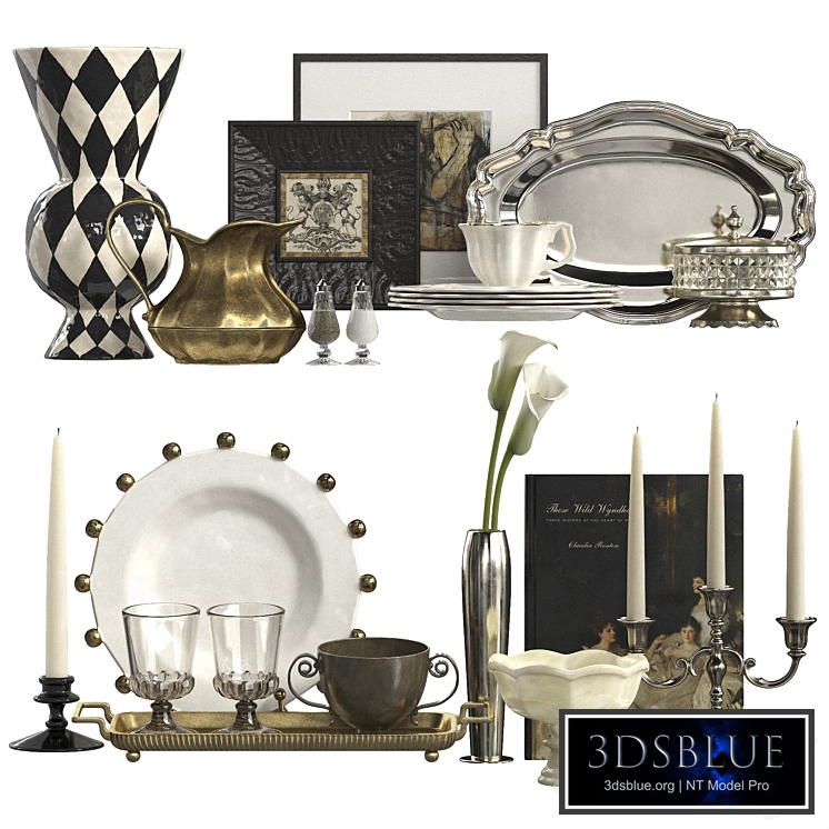 Kitchen Vintage Decor Set 01