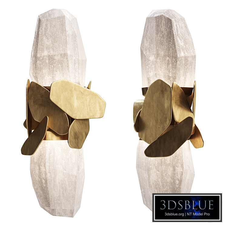 Wall sconce Applique Petal by Cinabre Gallery Paris