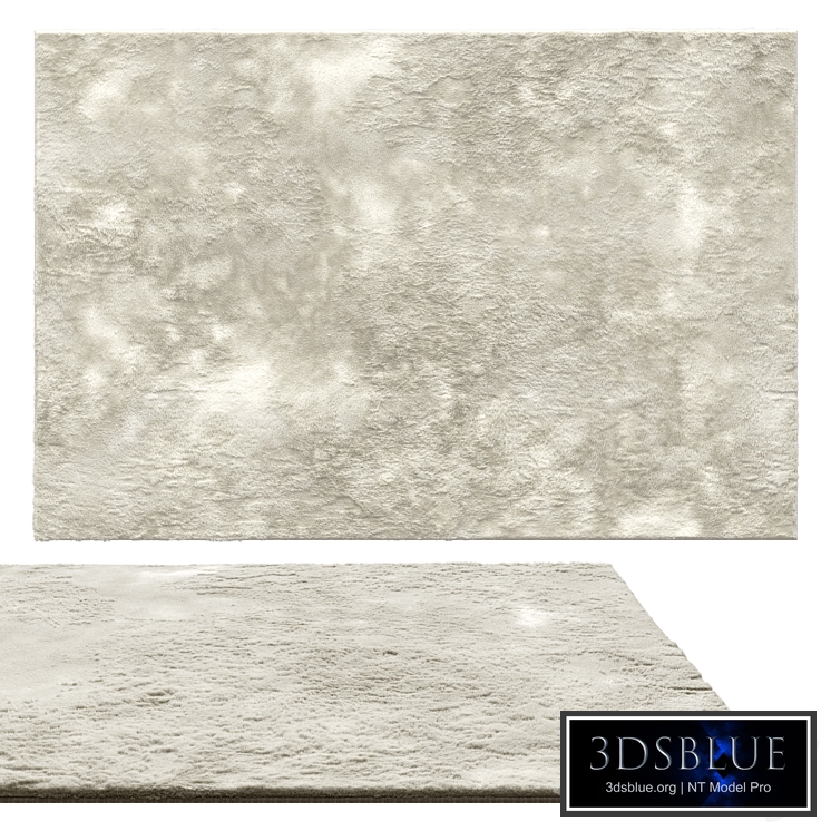 Rectangular fur rug 3000x2000 2