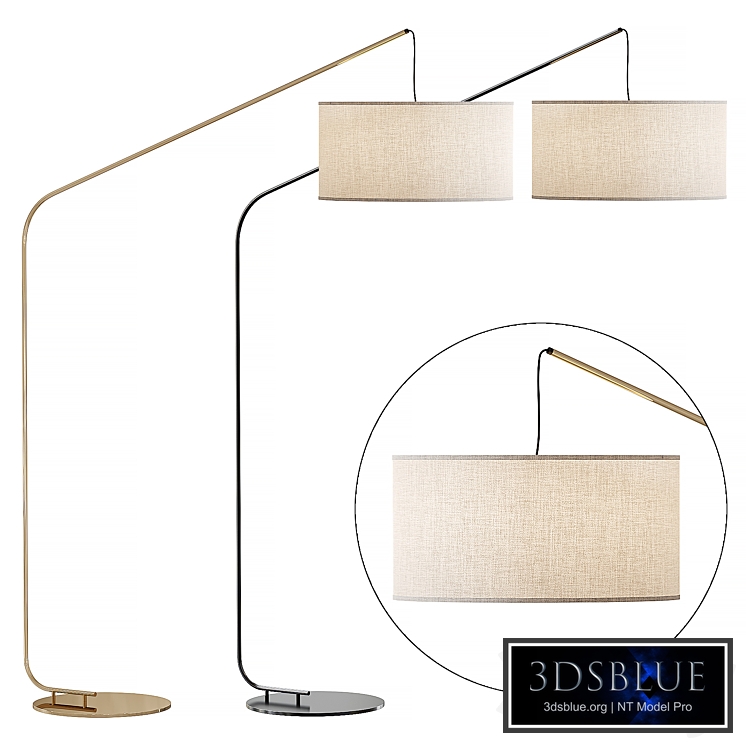 Brooklyn Floor Lamp Gold