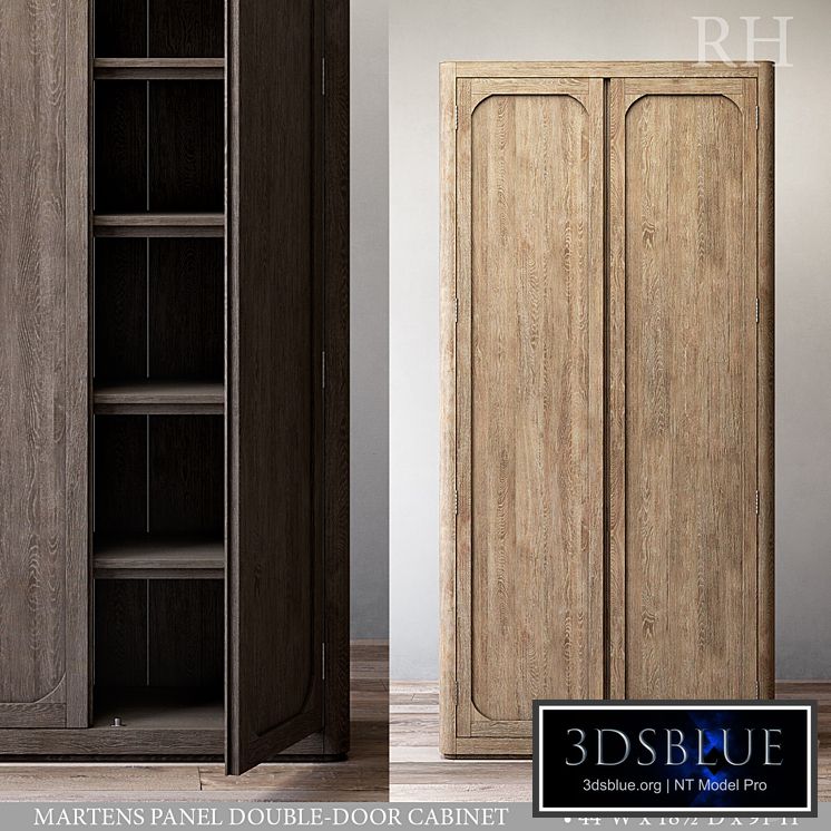 MARTENS PANEL DOUBLE-DOOR CABINET