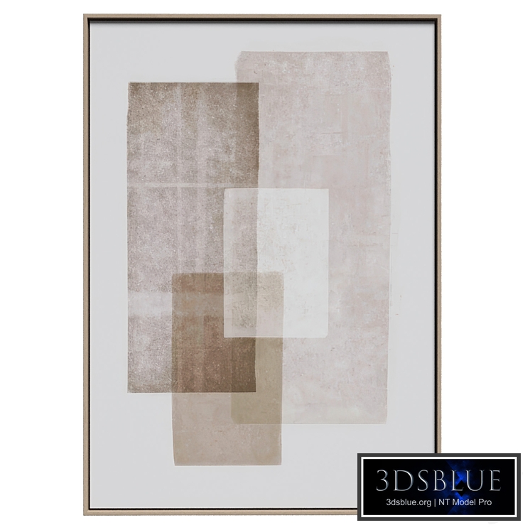 Poster Beige Geometry 140x100