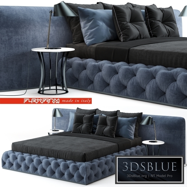 Flexform Mood Leonardo Bed.